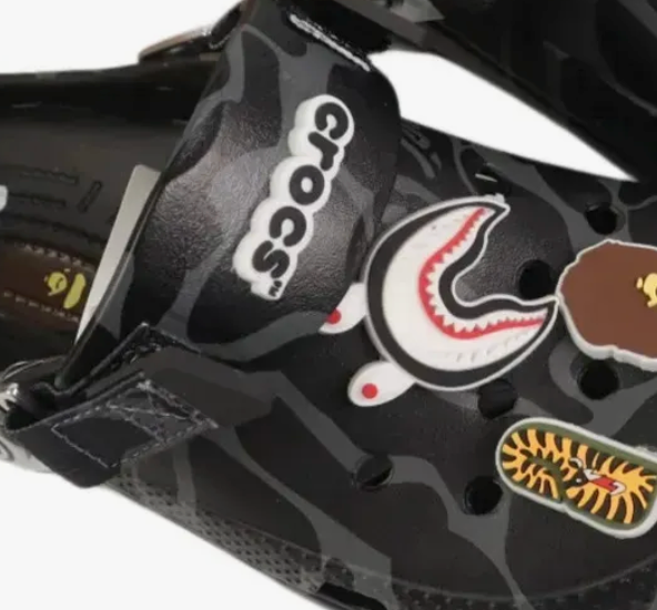 Zuecos Camuflaje Negro