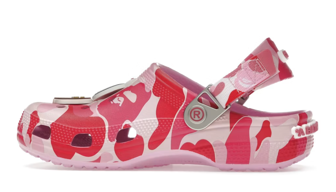 Zuecos camuflaje rosa