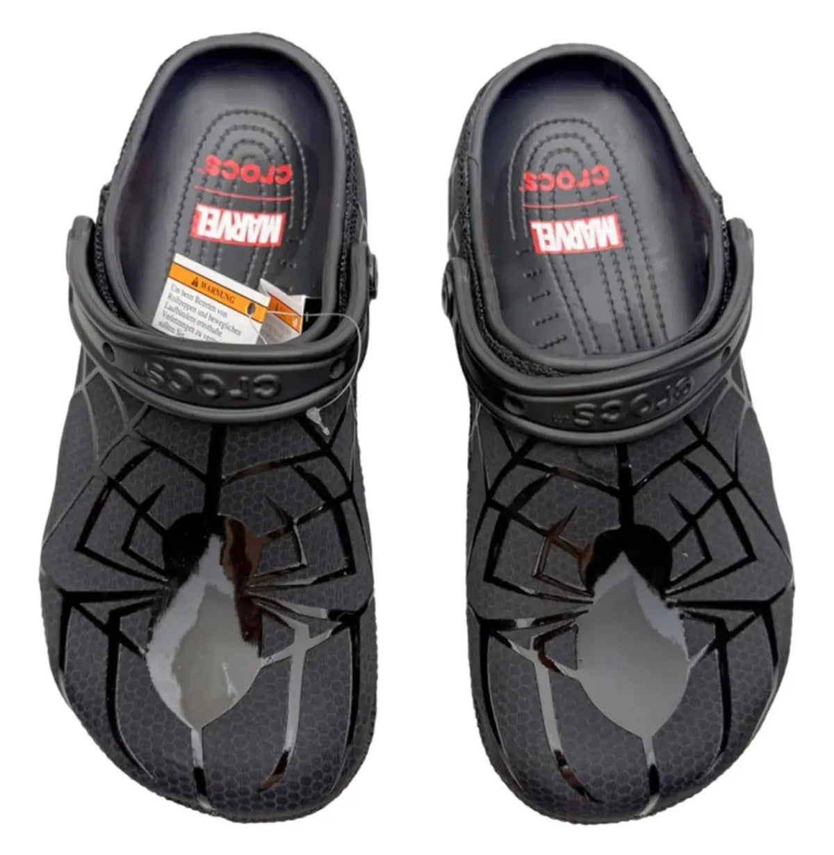 Zuecos araña negros