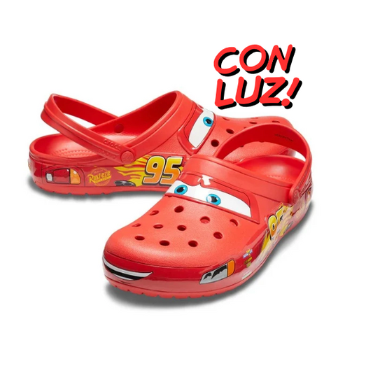 Crocs Rayo McQueen (LUCES)