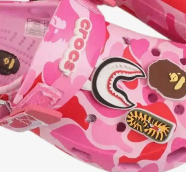 Zuecos camuflaje rosa