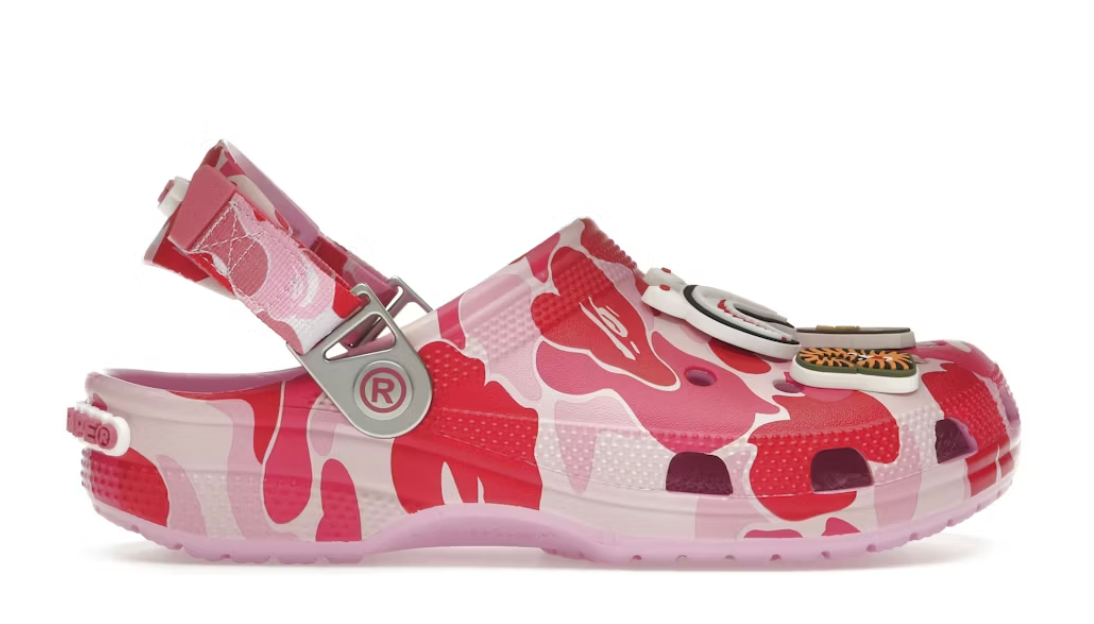 Zuecos camuflaje rosa