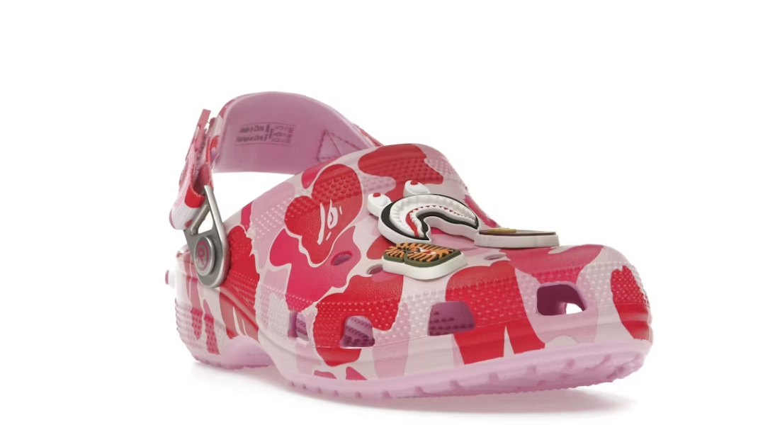 Zuecos camuflaje rosa
