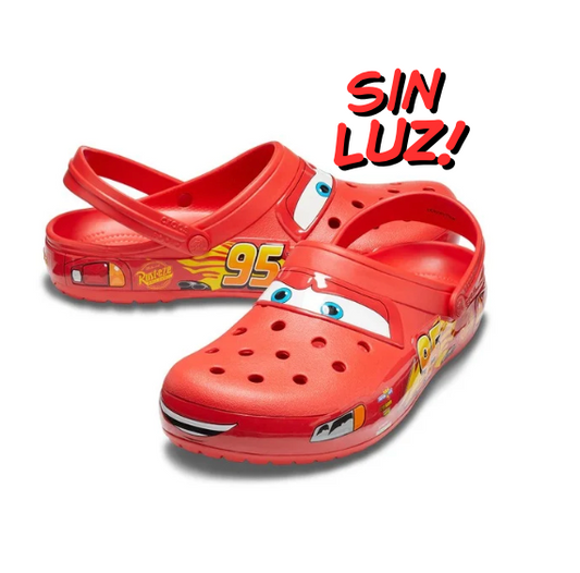 Crocs Rayo McQueen (SIN LUCES)
