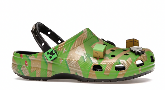 Zuecos cuadros verdes