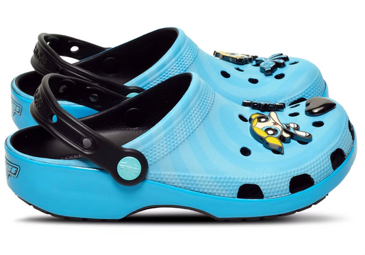 Zuecos azules poderosas